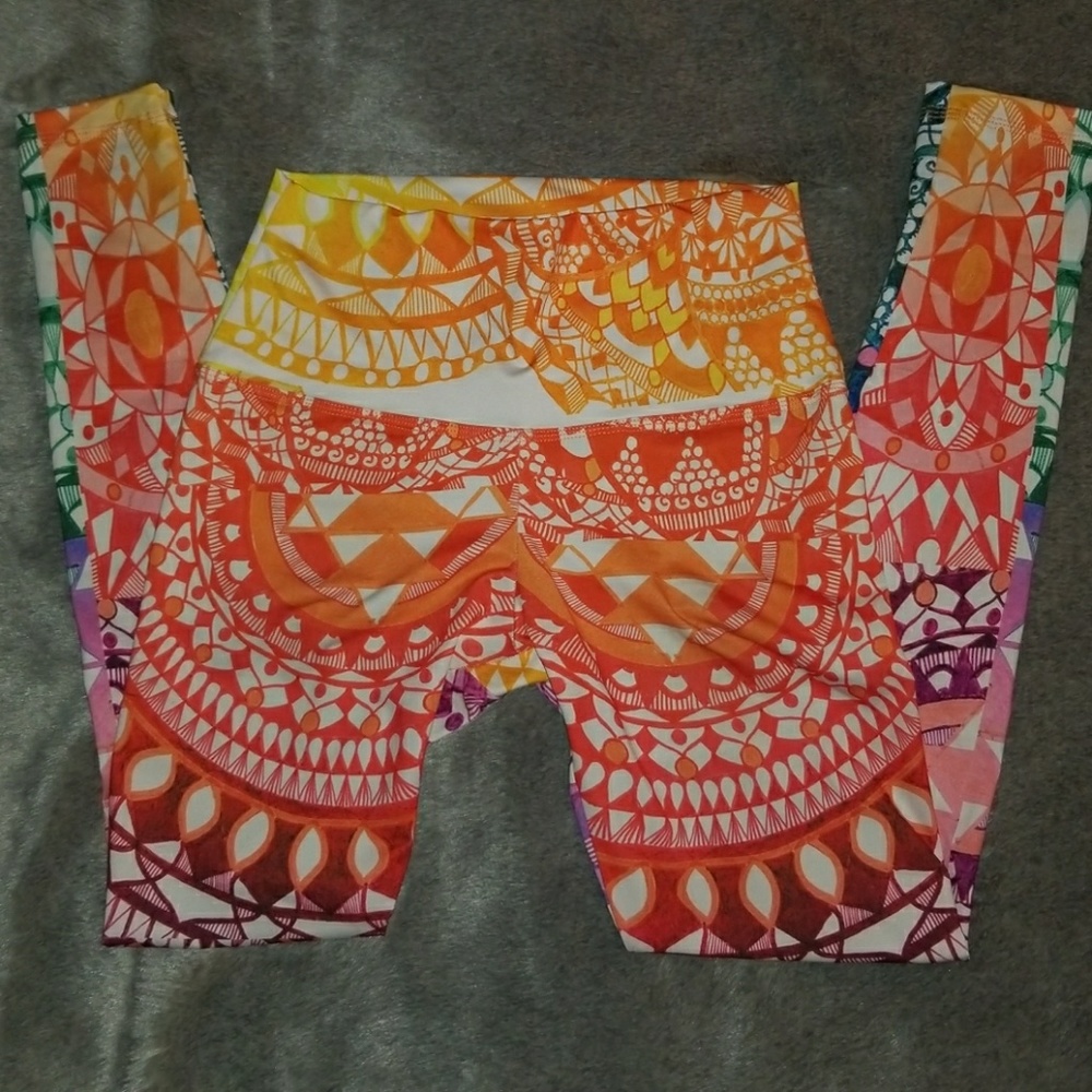 Om Shanti Eco Chakra Yoga Pants